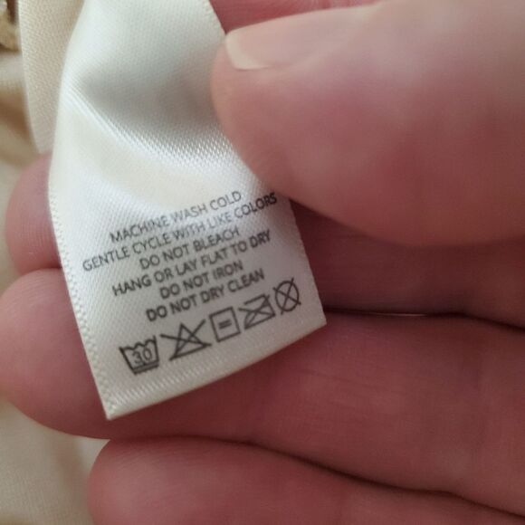 NEW! HAH | '1 Track Mind' Crushed Velvet Jogger Pants - size Large in Ivory - Picture 15 of 16